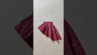 Stylist skirt cutting and stitching hackvira stitching shorts video 🤩 [upl. by Bogosian808]