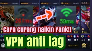 Vpn mobile legend terbaik  cara curang pakai vpn [upl. by Clay565]