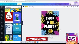 HOW TO MAKE POSTER IN CANVA EASY GUIDE FOR BEGINNERS FULL VIDEO RS BRIGHT BRAINEZ [upl. by Etaner]