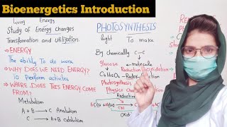 Photosynthesis  introduction of phosynthesis  chapter bioenergetics lec 1 photosynthesis [upl. by Benedetta]