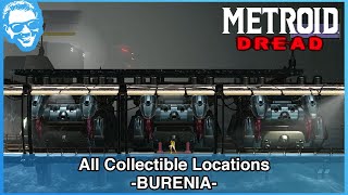 BURENIA 100 Item Collection  All Collectible Locations Guide  Metroid Dread [upl. by Yasnyl]