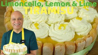 TIRAMISU Limoncello Lemon amp Lime  The Ultimate Dessert [upl. by Olegnaid]