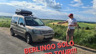 CITROEN BERLINGO SOLO CAMPER TOUR [upl. by Ernestine]