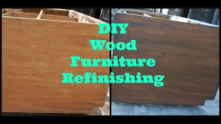 How To Refinish Wood Furniture [upl. by Borlow]