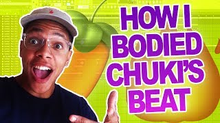 HOW I BODIED CHUKI BEATS CONTEST MAKING A BEAT IN FL STUDIO [upl. by Angelo253]