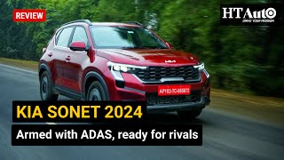 Kia Sonet 2024 facelift SUV Armed with ADAS ready for rivals [upl. by Hsac806]