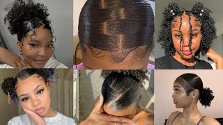 😍💖Cute Curly hairstyles Watch me style my hair compilation 2024 ✨curlyhairstyles compilation [upl. by Denoting]