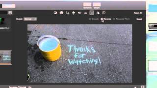 HOW TO REVERSE A VIDEO IN IMOVIE 2018 [upl. by Nhguav]