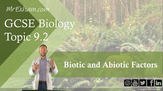 Biotic and Abiotic Factors  GCSE Biology 91 92 [upl. by Yanaj]