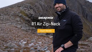 Patagonia R1 Air ZipNeck in action  Mens Expert Review 2022 [upl. by Etterb]