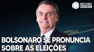 Presidente Jair Bolsonaro faz pronunciamento após resultado das eleições [upl. by Ecart882]