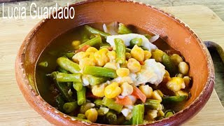 Sopa de Garbanzos y Ejotes [upl. by Alejandro]