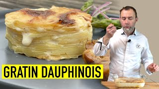 Potato GRATIN DAUPHINOIS I Traditional French side dish recipe [upl. by Nesnah]