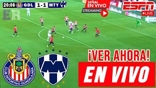 Chivas vs Monterrey en vivo🔴🔴 Ver Hoy Chivas vs Rayados Apertura 2024 Liga MX resumen [upl. by Rolo]