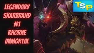 Legendary Skarbrand Immortal Campaign 1 Khorne  Total War Warhammer III [upl. by Ias]