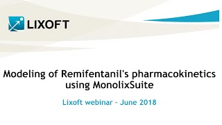 Modeling of Remifentanils pharmacokinetics using MonolixSuite [upl. by Atwahs]