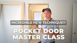 I Cant Believe I Waited So LongBest Way to Install Pocket Doors [upl. by Nairb]