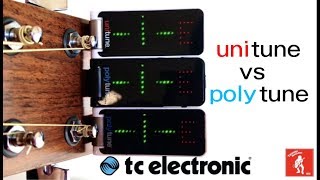 tc electronic clip tuner unitune vs polytune Takahiro Nakajima [upl. by Elsie]