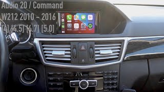 MercedesBenz  How To  Install CarPlay For Audio 20 [upl. by Os]