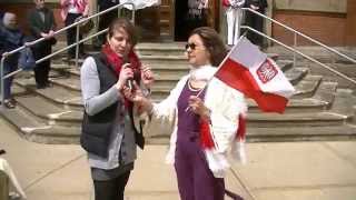 Polish song on Constitution Day in Clevelands Slavic Village [upl. by Nnednarb]