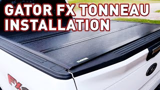 How to Install a Gator FX Hard Folding Tonneau on a Ford F150 [upl. by Jara]