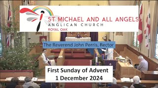 December 1 2024 St Michael and All Angels Anglican Church [upl. by Georgiana268]