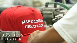 Inside The Trump MAGA Hat Factory [upl. by Seraphine]