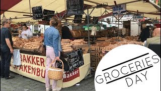 Groceries Shopping at Farmer Market in Den Bosch The Netherlands [upl. by Sille]