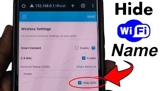 How to Hide WiFi Network Name SSID Tp Link 2024 [upl. by Dougal]