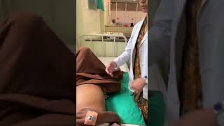 Demonstration of fluid thrill in ascites Dept Of Medicine JNMC [upl. by Atteiram]