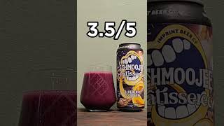 Schmoojee Patisseree Blueberry Cobbler from Imprint Beer Co beer craftbeer beerreview shorts [upl. by Draneb]