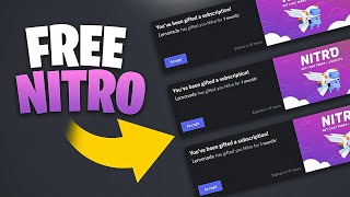 HOW to get FREE NITRO method 2024 Free Nitro [upl. by Aehsat935]