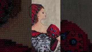 Cross Stitch 160Quarter Stitches on a Mirabilia Pattern [upl. by Enecnarf]