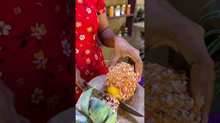 Pineapple Juice  Pineapple Recipe 😍😍 Nature Village Life 😋😋😋 [upl. by Etnovahs]