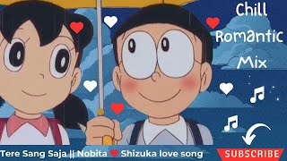 Tere Sang Saja  Ft 💞 Nobita Shizuka  Love AMV 💞 Love Song 💞 [upl. by Vanden]