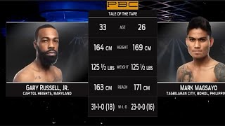 Mark Magsayo vs Gary Russell full fight highlights [upl. by Ruiz]