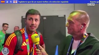 LOS HÉROES DE LA CUARTA EUROCOPA CON MANU CARREÑO quotESTO ES HISTÓRICO NOS LO MERECEMOSquot [upl. by Anaitit]