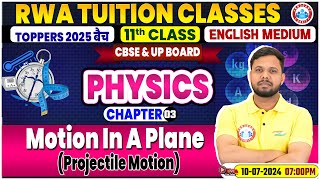 Class 11 Physics Chapter 3  Motion In A Plane Projectile Motion By Shivendu Sir [upl. by Aleunam581]