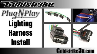 Goldstrike PlugNPlay Harness Kit Installation for Honda Gold Wing [upl. by Aneehta]