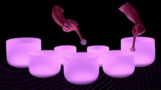 432 Hz Crystal Singing Bowls  Soothe Your Mind with Deep Sleep and Relaxation [upl. by Onnem]