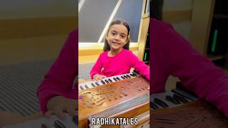 Aye Tobe Sohochori practice time with 4year old Radhika child singerRabindra sangeet radhikatales [upl. by Neetsirk]