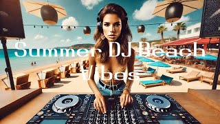 Lively Beach DJ Performance  Summer EDM Party Mix [upl. by Siuol]