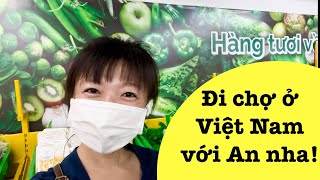 P1 ĐI CHỢ BÁO GIÁ  MUA GÌ KỂ NGHE  CHIA SẺ GIÁ CẢ ĂN UỐNG ĐI CHỢ Ở VIỆT NAM CỦA AN 😊 [upl. by Eihcir7]