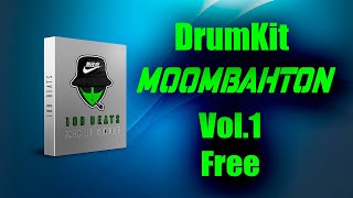 Drum Kit  MOOMBAHTON Vol1  Gratis Free PACK  LIbreria [upl. by Dihgirb]