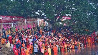 छठ पर्व की ढेर सारी शुभकामनाएं परसा और पड़ीरिया बीच पोखरा में मनाया गया🌄chhath parvchhathi Maiya [upl. by Nirrej]