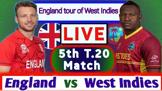 England vs West Indies I WI vs ENG I 5th T20 Match  England tour of West Indies I Cricfame [upl. by Loomis]