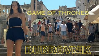 Dubrovnik Croatia  Game of Thrones  Walk of shame location shooting visited once again [upl. by Danit]