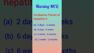 pediatrics nursingNursing MCQ for CHO RRB amp all nursing exam cho short ytshorts [upl. by Ahsitil]