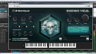 Neurofunker  Solo fast overview Drum amp Bass AU  VST plugin instrument  synth for Win amp Mac [upl. by Aisac170]