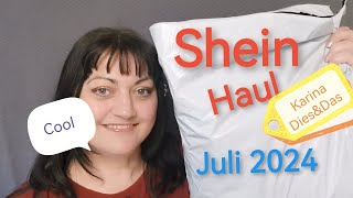 Shein Haul Juli 2024 🛍️ Klamotten Haar Accessoires Organizer shein haul haulvideo beauty [upl. by Sherwood]